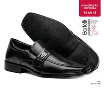 Sapato Social Para Grandes Homens 45 a 48 Preto 90103 Sapato Social Para Grandes Homens 45 a 48 Preto 90103