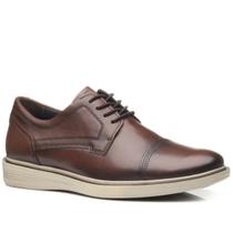 Sapato Social Pegada Casual em Couro e Elegante Masculino Terracota