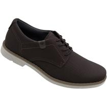 Sapato Social Pegada Com Cadarço Buck Bico Redondo Masculino