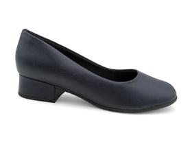 Sapato Social Piccadilly Salto Baixo 145052 Marinho