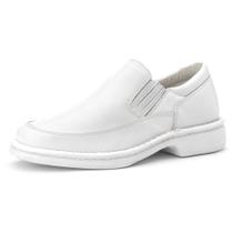 Sapato social pierrô anti-stress tradicional couro cor branco Sapato social pierrô anti-stress tradicional couro cor branco