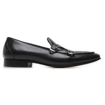 Sapato Social Preto em Couro 58865 Sapato Social Preto em Couro 58865