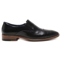 Sapato Social Preto Em Couro 67006n