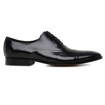 Sapato Social Preto em Couro 87006 Sapato Social Preto em Couro 87006
