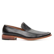 Sapato Social Preto Loafer em Couro 660