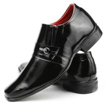 Sapato Social Preto Verniz em material sintético Sapato Social Preto Verniz em material sintético