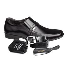 Sapato social Rafarillo Kit 4 em 1 Preto Ref.: 45022-00PK Sapato social Rafarillo Kit 4 em 1 Preto Ref.: 45022-00PK