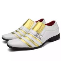 Sapato Social Samba Pagode Verniz Estilo Italiano Esporte Fino