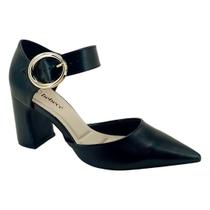 Sapato Social Scarpin Feminino Bebecê Salto Grosso Bico Fino Original Sapato Social Scarpin Feminino Bebecê Salto Grosso Bico Fino Original