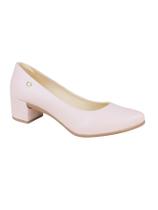 Sapato Social Scarpin Feminino Bico Fino Salto Grosso - Amav Shoes