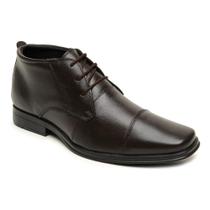 Sapato Social Sport Fino Masculino Couro