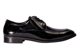 Sapato Social Verniz Treviso Preto - Cód 89350