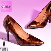 Sapato social vizzano oficial verniz glam multi preto 1184.1101 33