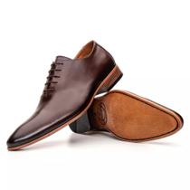 Sapato Social Wholecut Premium Masculino Ref.:2025MOURO - Bigioni