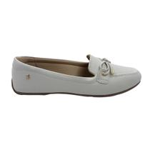 Sapato Softli Mocassim com Laço Off White 10009