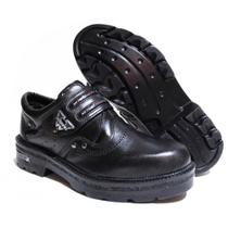 Sapato Soviético Netony em Couro Legítimo Estilo Roqueiro Masculino 520 (60950)