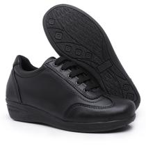 Sapato tênis Feminino Ortopédico Anabela Casual Confort Sapato tênis Feminino Ortopédico Anabela Casual Confort
