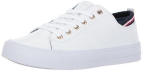 Sapato Tommy Hilfiger para duas mulheres, branco, tamanho 9, médio, EUA