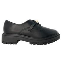 Sapato Tratorado Vizzano Feminino 141110323580 - Preto