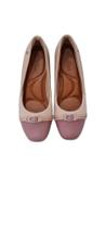 Sapato usaflex salto médio aj0103 caprina mauve/rosa para joanete