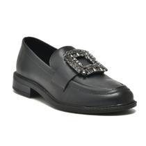 Sapato via marte 077-006-01 preto feminino