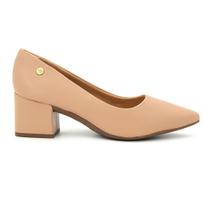 Sapato Via Uno 318001 Scarpin Salto Grosso Alto Social Feminino