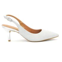 Sapato Vizzano 1185.700 Salto Mule Bico Fino Calcanhar Aberto Feminino