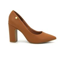 Sapato Vizzano 1285.400 Scarpin Salto Grosso Social Bico Fino Feminino Sapato Vizzano 1285.400 Scarpin Salto Grosso Social Bico Fino Feminino