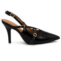 Sapato Vizzano Feminina 1184.1193 Scarpin Salto Fino Alto Social