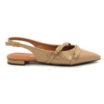 Sapato Vizzano Feminina 1206.296 Slingback Fivela Baixo Tendencia