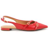 Sapato Vizzano Feminina 1206.296 Slingback Fivela Baixo Tendencia