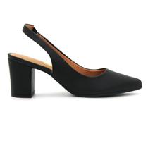 Sapato Vizzano Feminina 1290.503 Scarpin Slingback Elastico Social