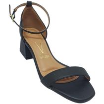 Sapato Vizzano Feminino Casual em Pelica com Fivela