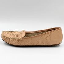Sapato Vizzano Mocassim em Camurça Feminino