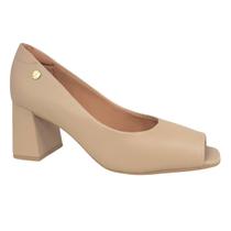 Sapato Vizzano Peep Toe Feminino Salto Bloco 1446.101 Sapato Vizzano Peep Toe Feminino Salto Bloco 1446.101
