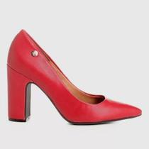 Sapato Vizzano Salto Alto Scarpin Feminino Vermelho