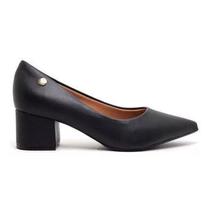 Sapato Vizzano salto bloco preto. Sapato Vizzano salto bloco preto.