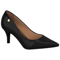 Sapato Vizzano Scarpin Feminino Preto Verniz