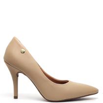 Sapato Vizzano Scarpin Salto Alto Bege PELICA 11841101BE