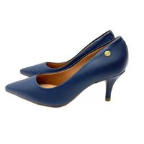 Sapato Vizzano Scarpin Salto Médio Bico Fino Feminino