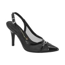 Sapato Vizzano Scarpin Slingback - Feminino - Preto Sapato Vizzano Scarpin Slingback - Feminino - Preto