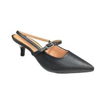 Sapato Vizzano Scarpin Slingback Salto Baixo Pelica 1122881