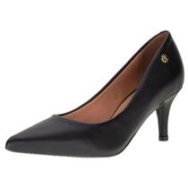 Sapato Vizzano Scarpin Social Salto Baixo Agulha Pelica Super Confortável Fem 1185.702 (64565)