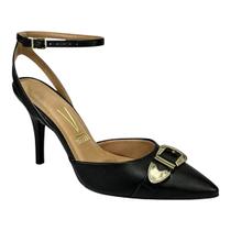 Sapato Vizzano Slingback Salto Alto 1184.1707 Preto