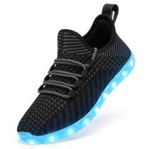 Sapatos BosenHulu LED Light Up USB Charging Black 14