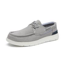 Sapatos Bruno Marc Slip-On em Lona Cinza Tamanho 14 Sapatos Bruno Marc Slip-On em Lona Cinza Tamanho 14