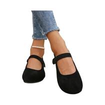 Sapatos Casuais Femininos De Tamanho Grande Com Bico Redondo Estilo Mary Jane Retro Confortáveis Sapatos Casuais Femininos De Tamanho Grande Com Bico Redondo Estilo Mary Jane Retro Confortáveis