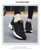 Sapatos Casuais Femininos Sapatos de Caminhada Mulheres-Preto 36 - generic