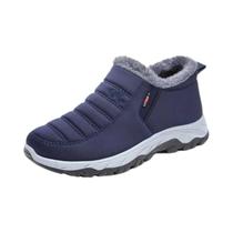Sapatos Casuais Masculinos De Algodão Para Outono E Inverno, Resistentes E Com Solado Chunky