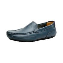 Sapatos Casuais Masculinos De Verão Em Couro Genuíno Macio E Respirável, Mocassins Slip-On De